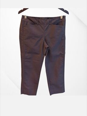 White House Black Market Slim Ankle Length Brown Pants - 4